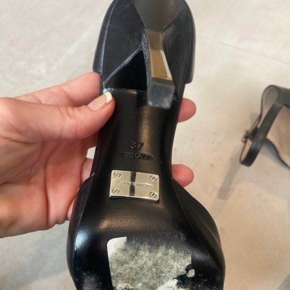 Michael Kors Arielle Steeltoe Leather Pumps - Picture 10 of 11